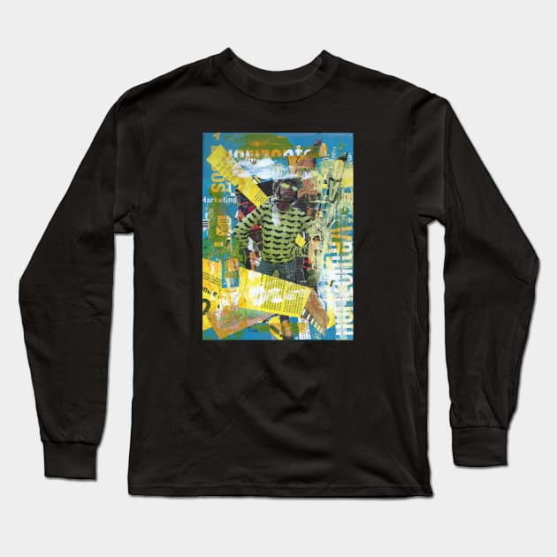 Mirrored Long Sleeve T-Shirt by restagnocollage